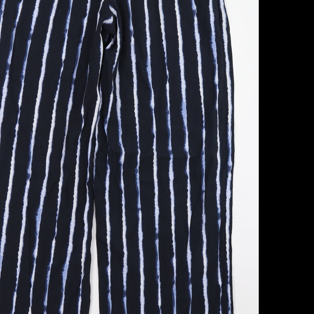 H&M Womens Blue   Trousers  Size 10 L30 in
