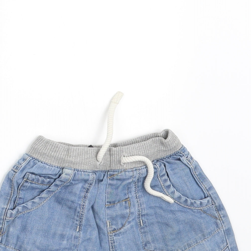 NEXT Boys Blue  Denim Cropped Jeans Size 9-12 Months