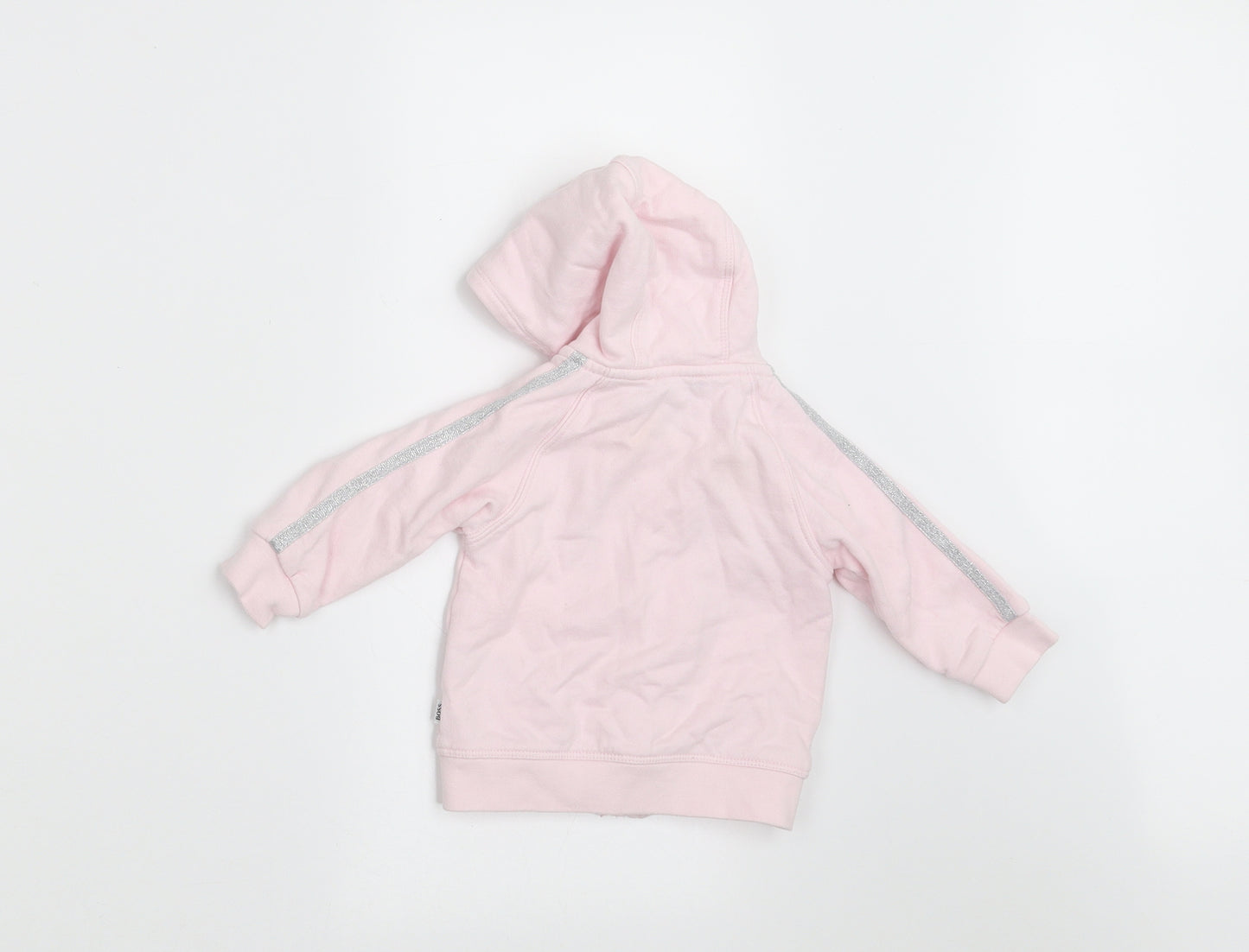 HUGO BOSS Girls Pink   Cardigan Jumper Size 6-9 Months