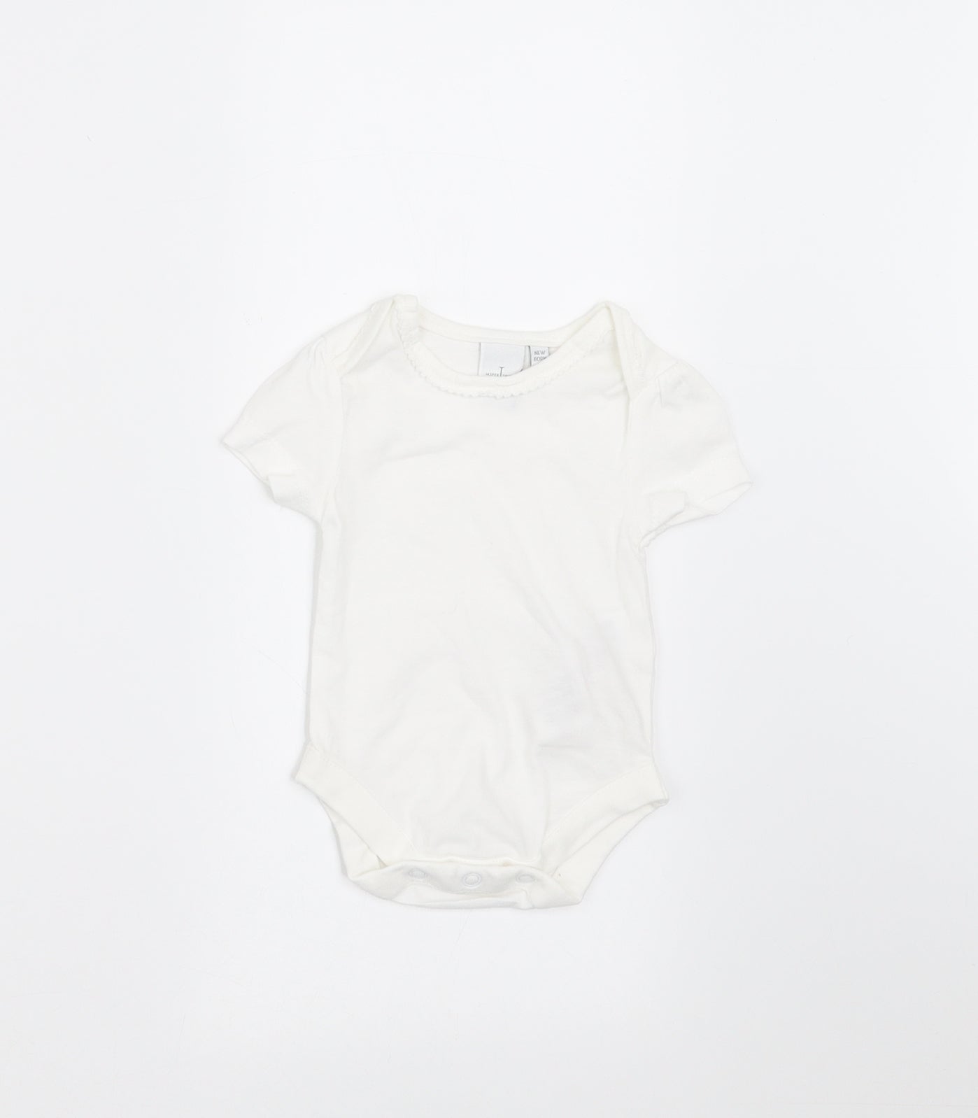 Jasper Conran Baby White   Basic T-Shirt Size Newborn  - vest/tshit