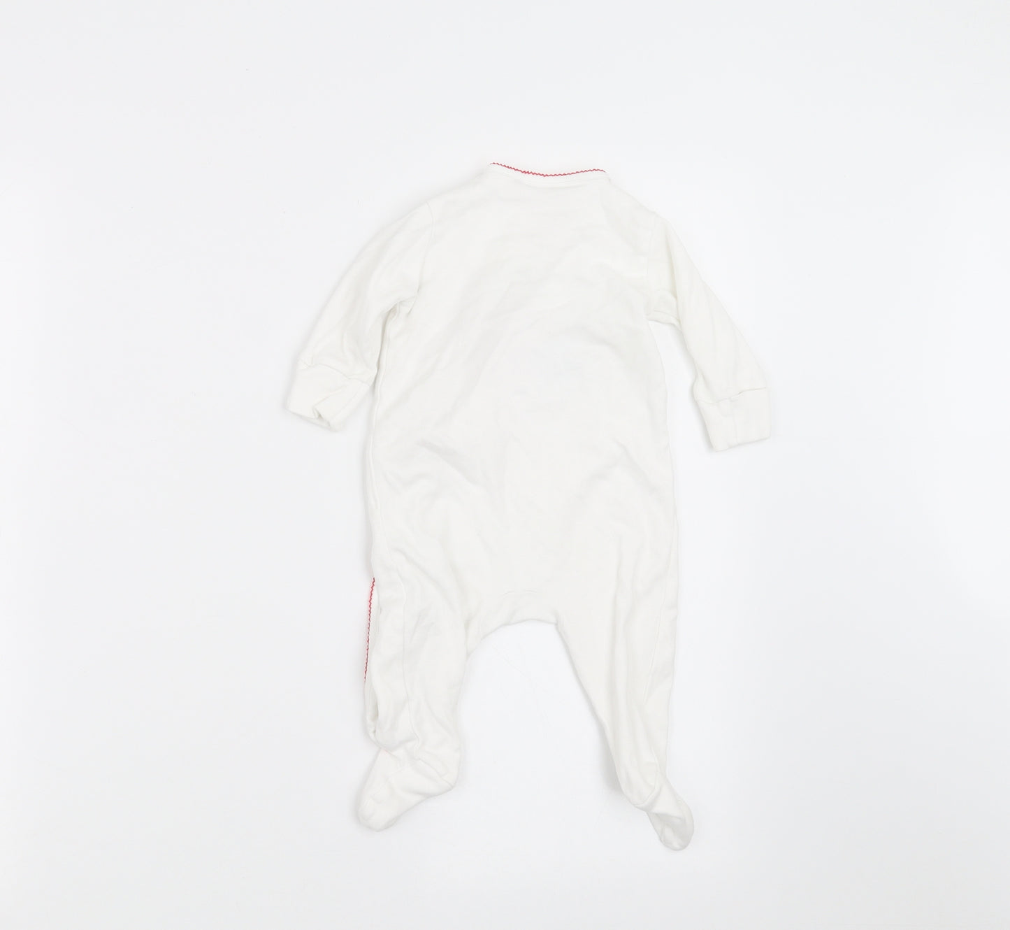 NEXT Girls White   Babygrow One-Piece Size 3-6 Months  - little miss ladybird