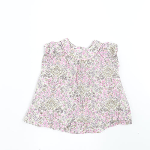 Zara Girls Beige Floral  A-Line  Size 0-3 Months  - 0-6 MTHS