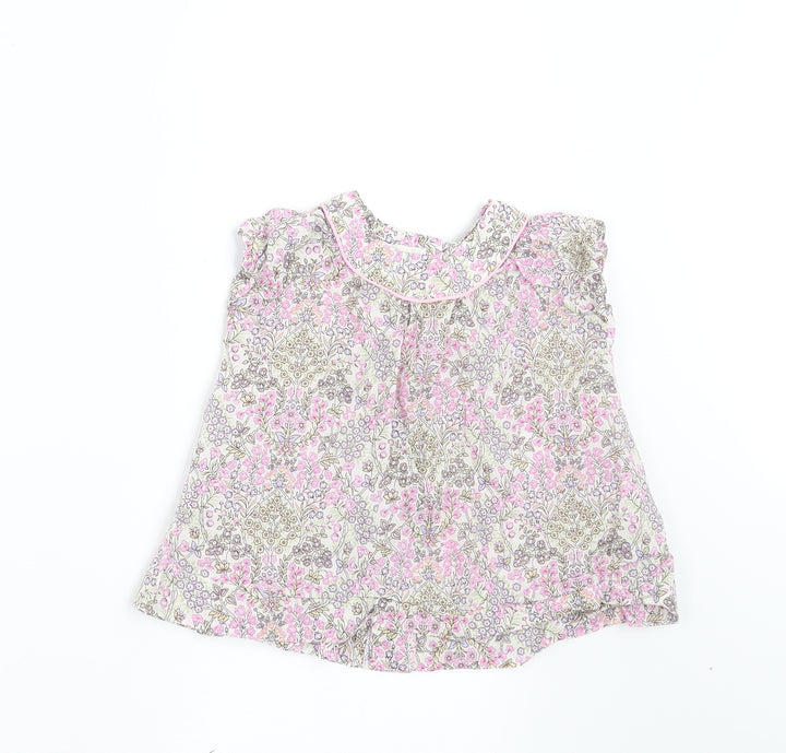 Zara Girls Beige Floral  A-Line  Size 0-3 Months  - 0-6 MTHS