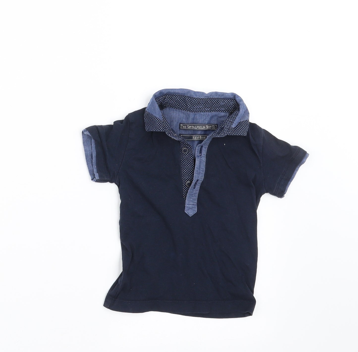 NEXT Boys Blue   Basic Polo Size 6-9 Months