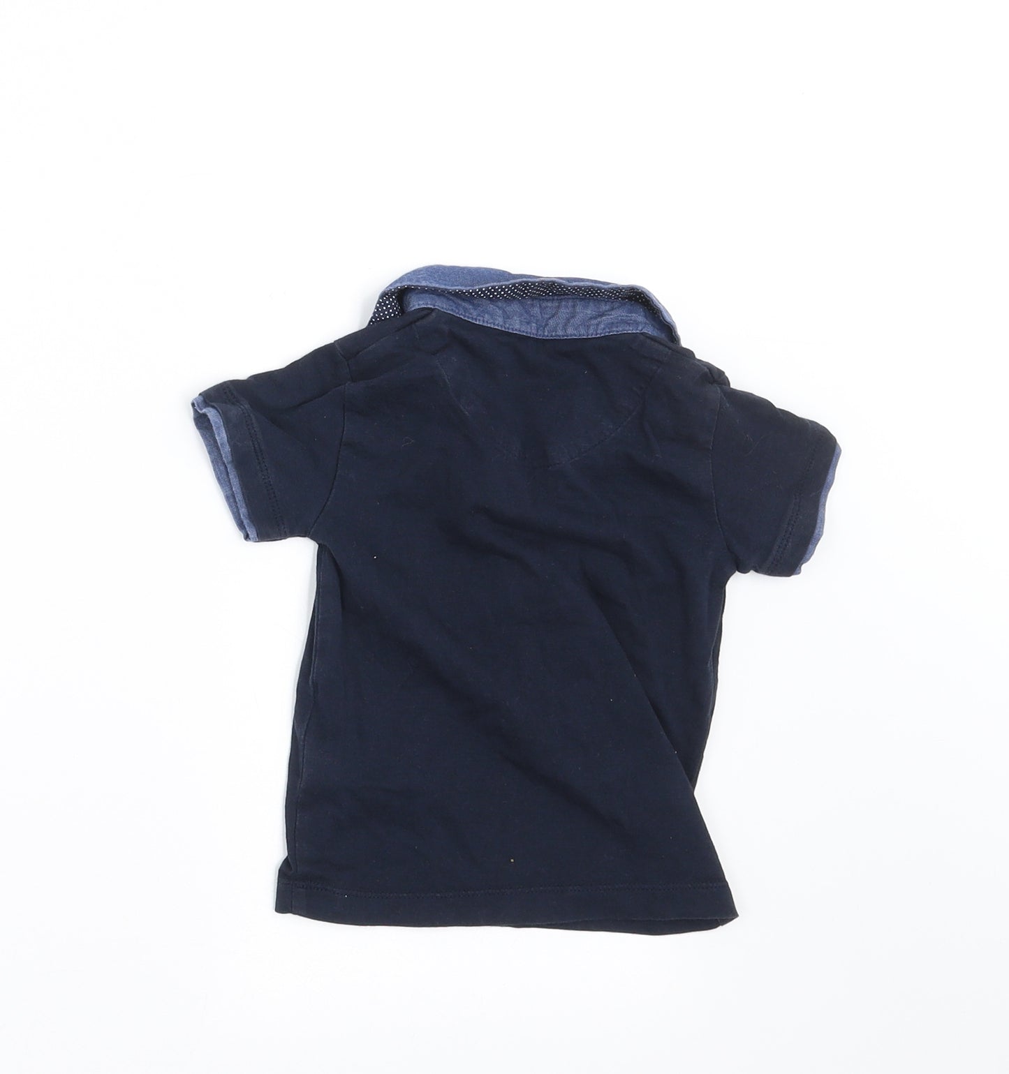 NEXT Boys Blue   Basic Polo Size 6-9 Months