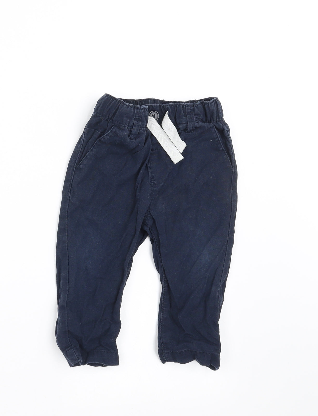 NEXT Boys Blue   Jogger Trousers Size 9-12 Months