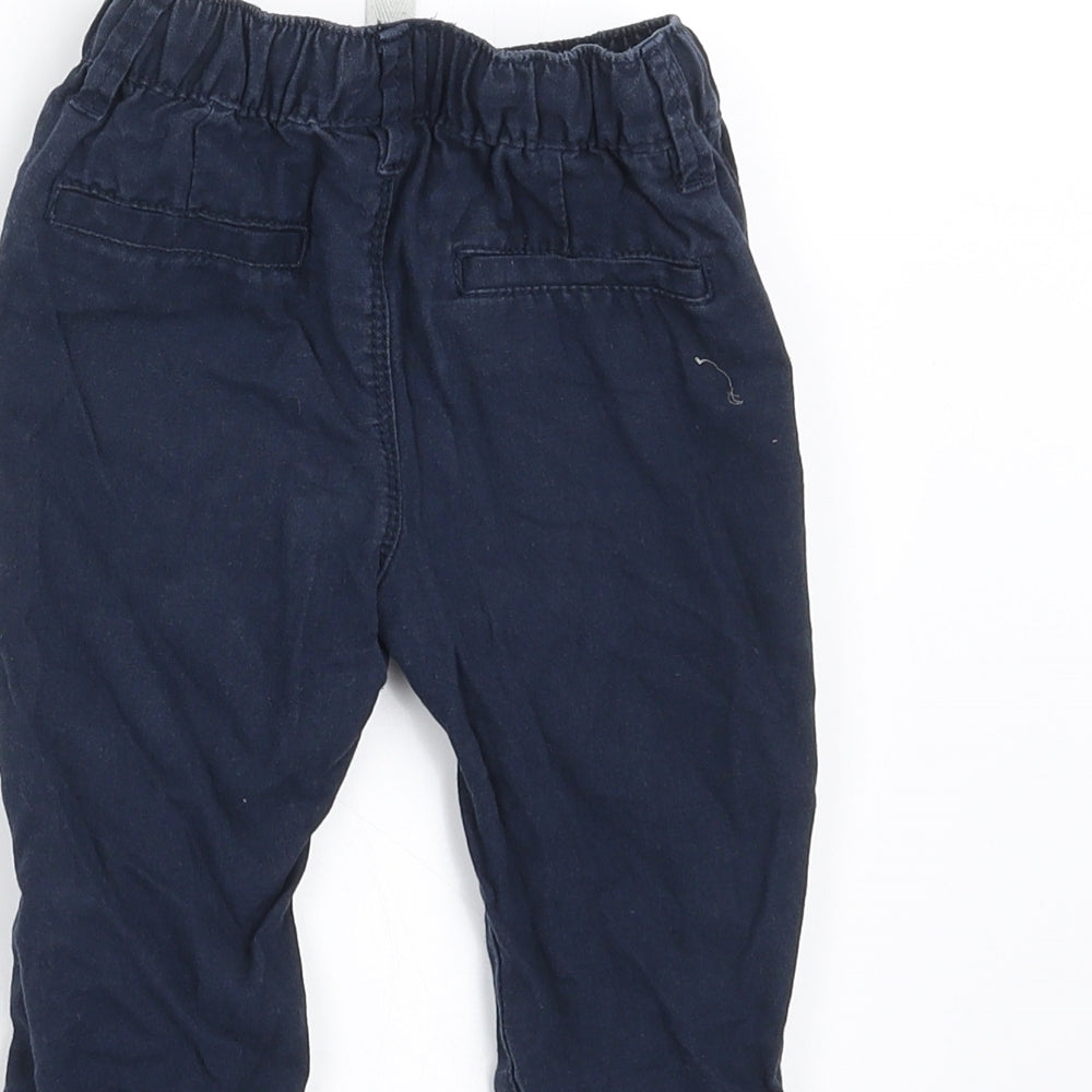 NEXT Boys Blue   Jogger Trousers Size 9-12 Months