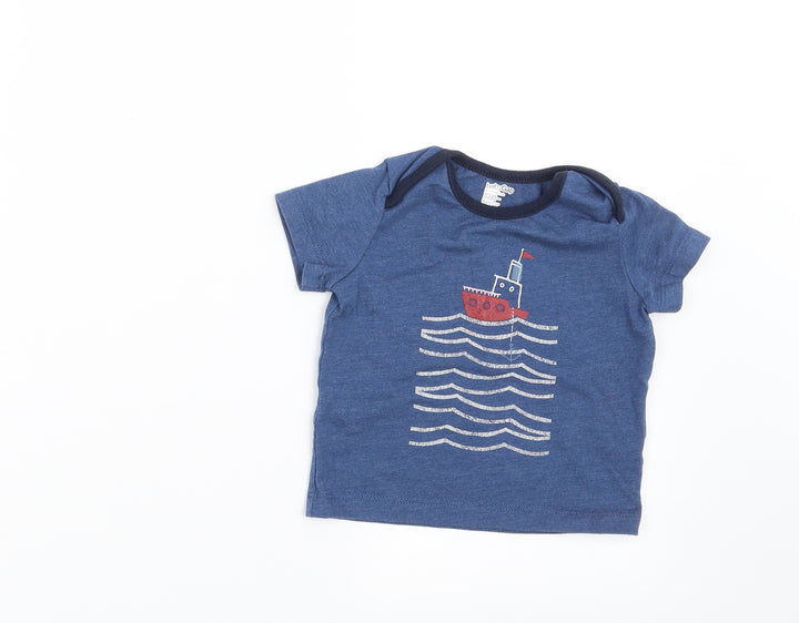 Gap Baby Blue Basic T-Shirt Size 6-9 Months - SHIP