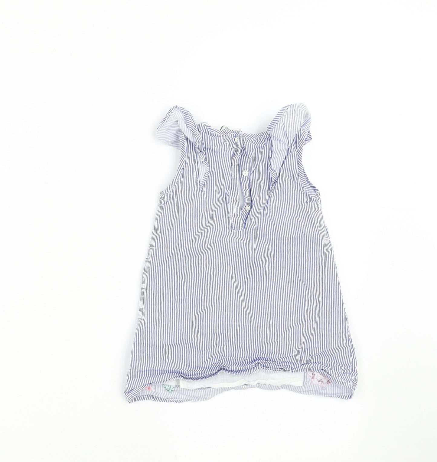 River Island Girls Blue Striped  A-Line  Size 6-9 Months