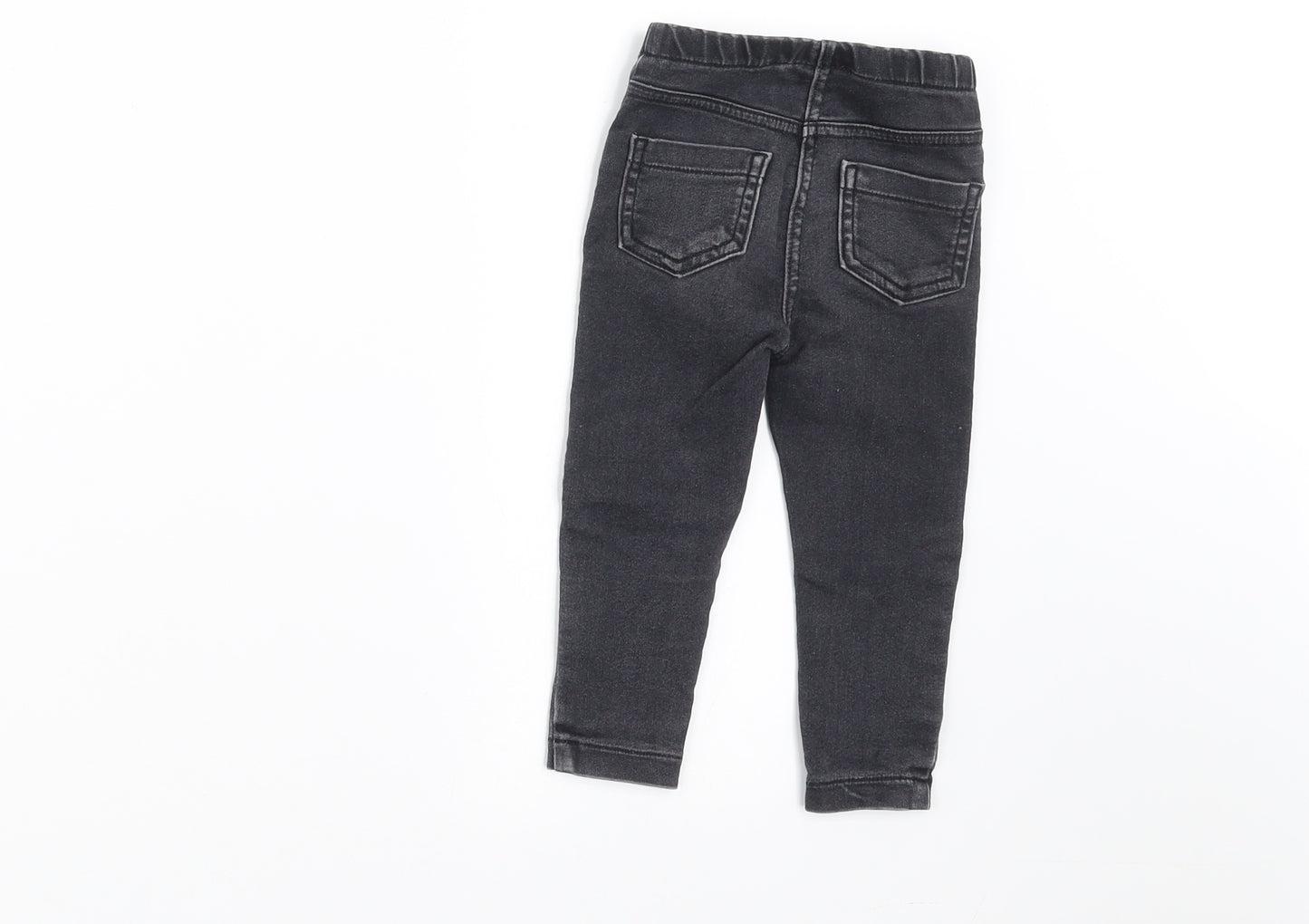 NEXT Baby Black  Denim Jogger Jeans Size 9-12 Months