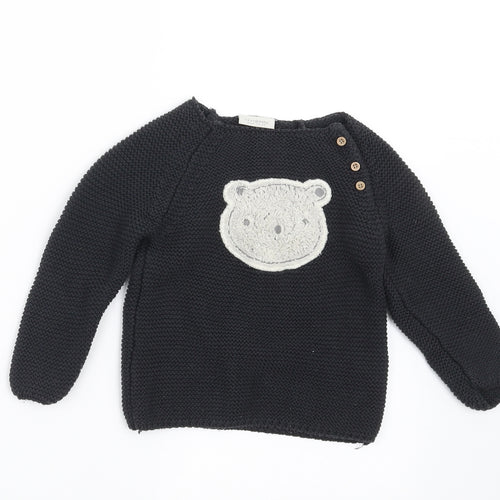 NEXT Baby Grey   Cardigan Jumper Size 9-12 Months
