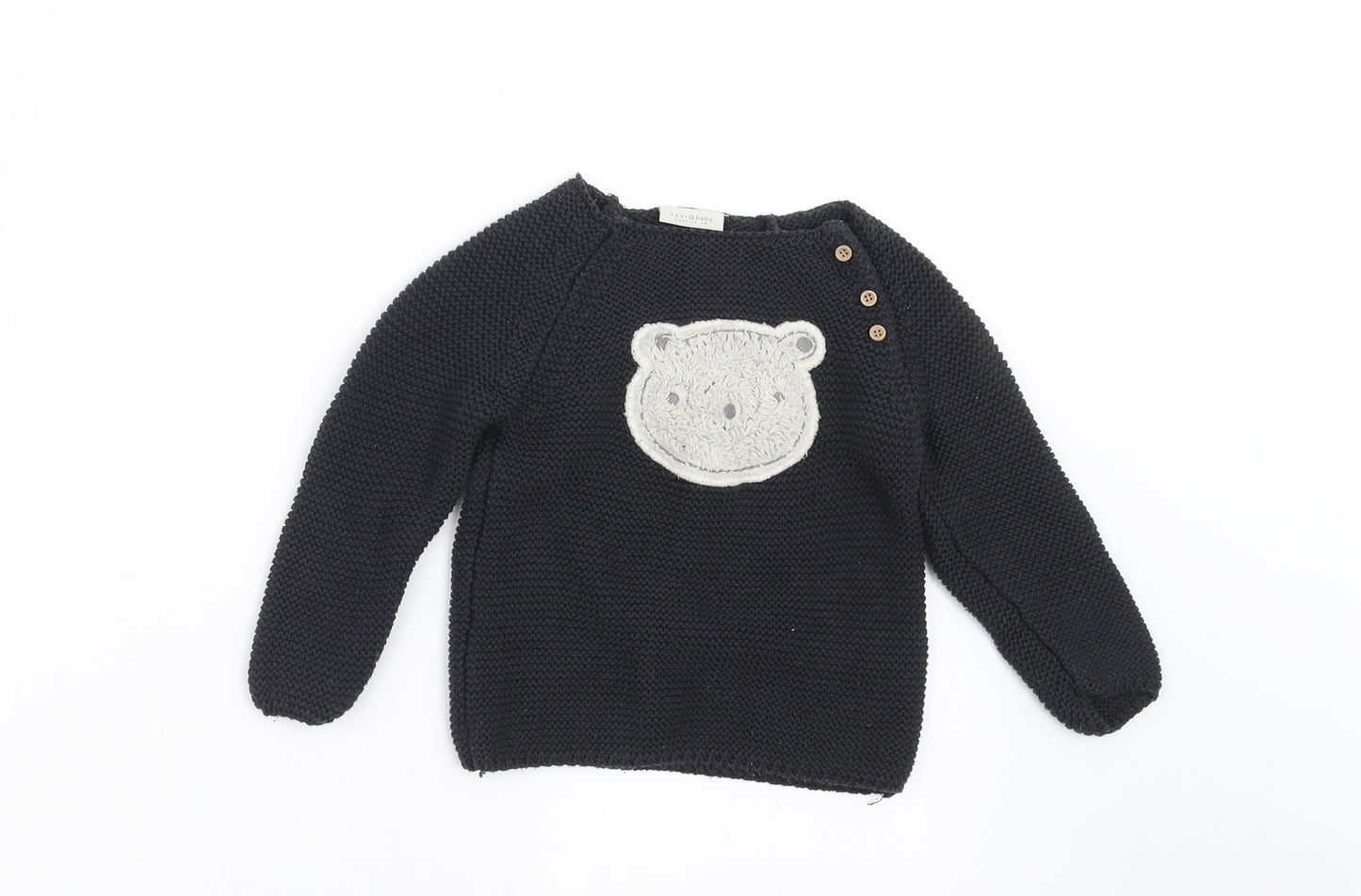 NEXT Baby Grey   Cardigan Jumper Size 9-12 Months
