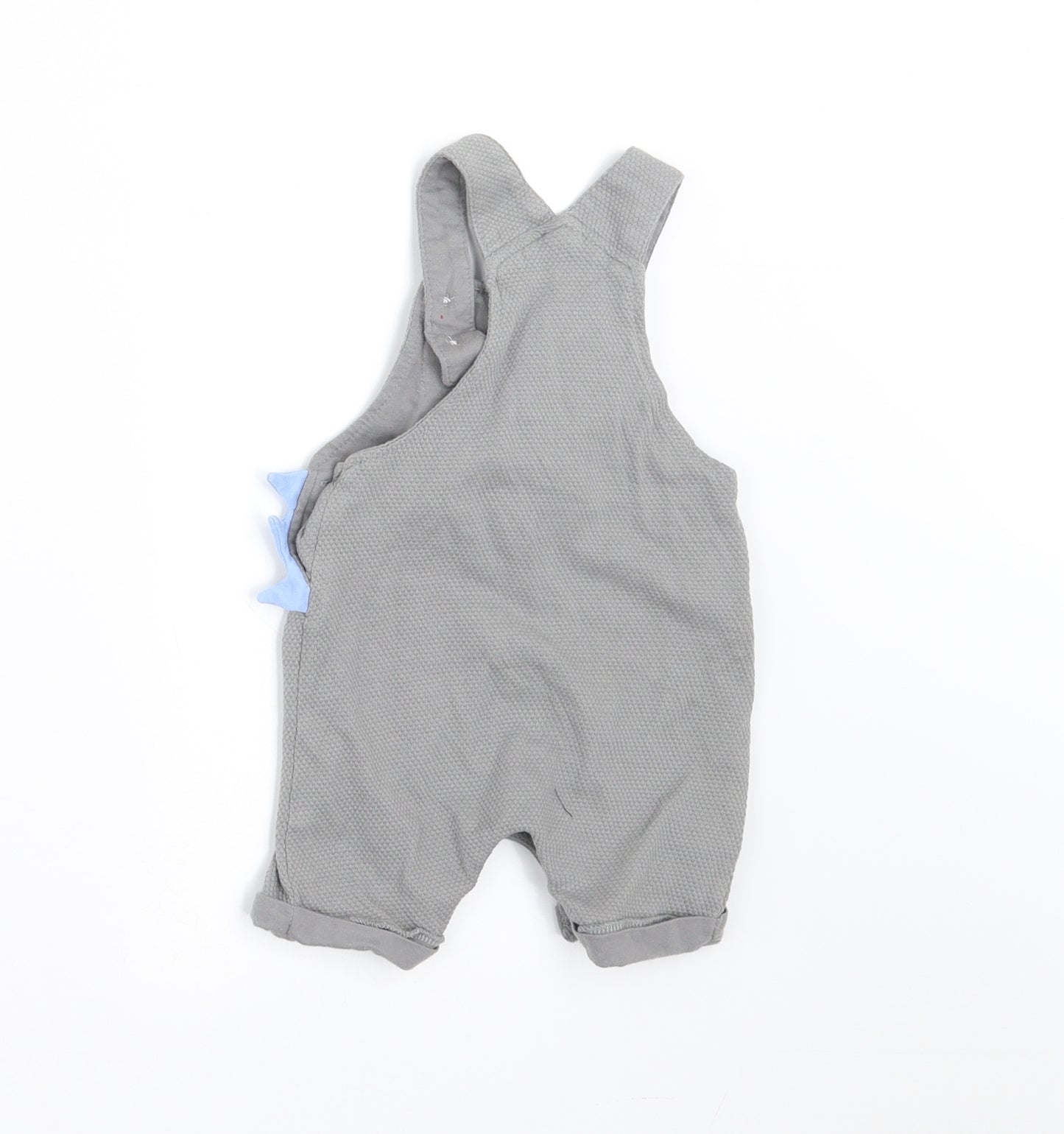 NEXT Boys Grey   Dungaree One-Piece Size 0-3 Months  - shorts