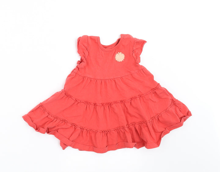 Nutmeg Girls Red A-Line Size 6-9 Months