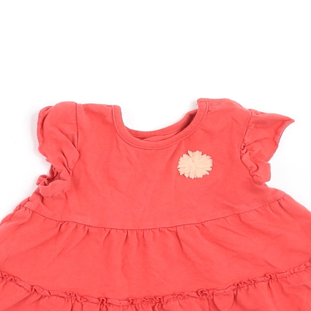 Nutmeg Girls Red   A-Line  Size 6-9 Months