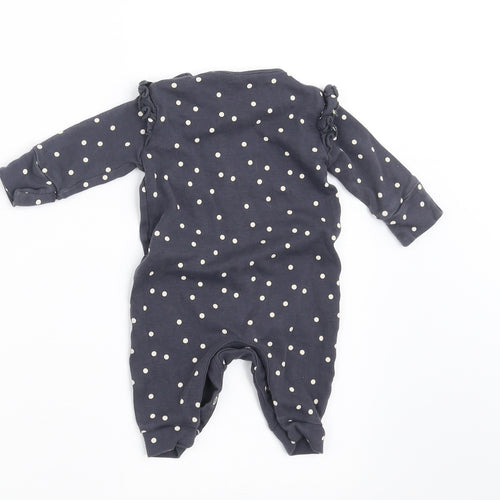 NEXT Girls Blue Polka Dot  Babygrow One-Piece Size 0-3 Months  - i love my daddy