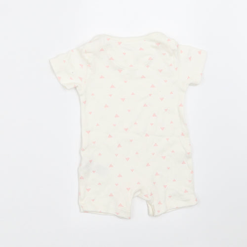Marks and Spencer  Ivory Polka Dot  Romper One-Piece Size 0-3 Months