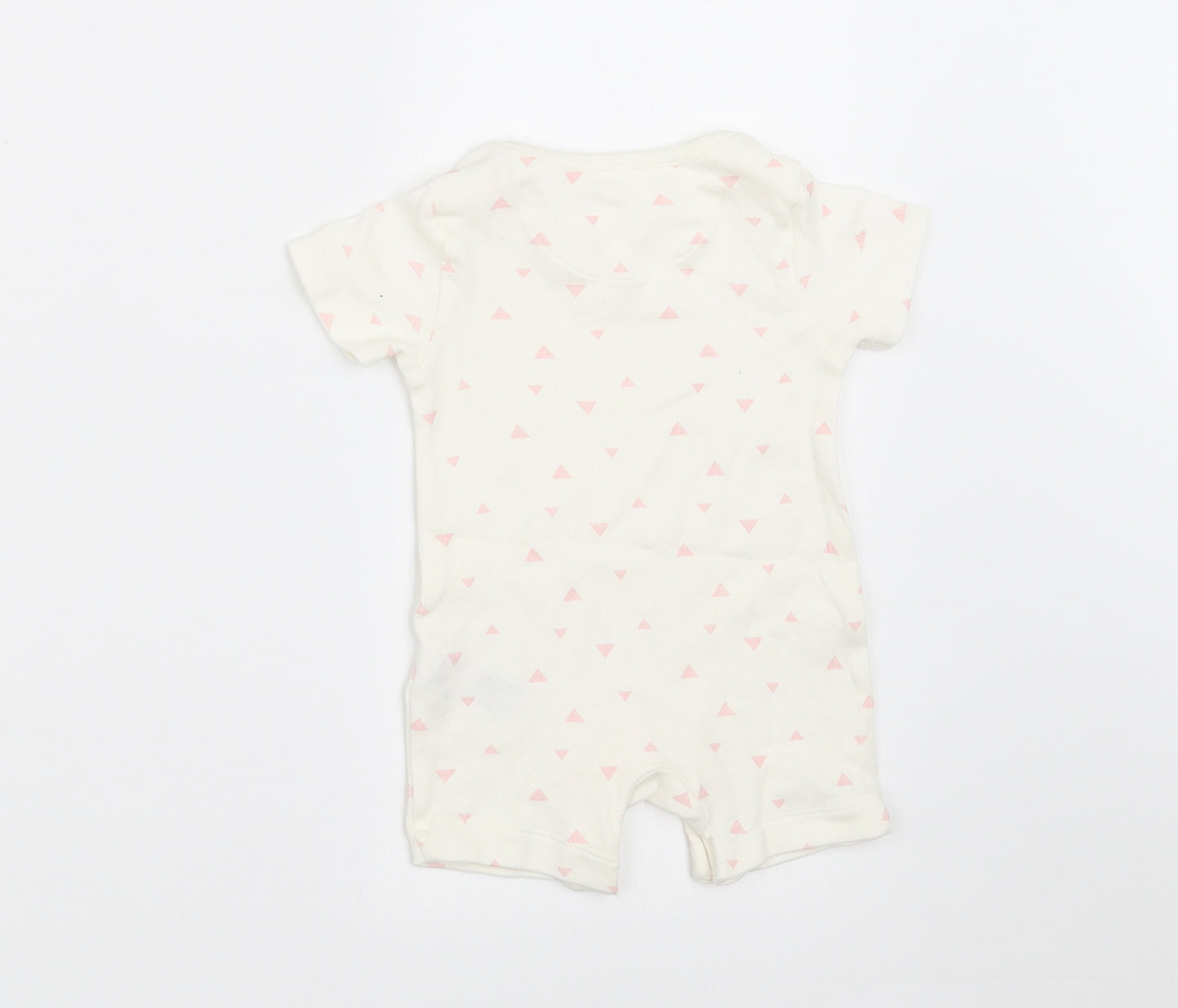 Marks and Spencer  Ivory Polka Dot  Romper One-Piece Size 0-3 Months