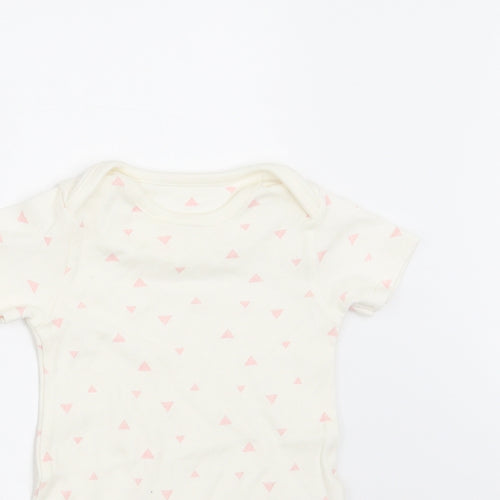 Marks and Spencer  Ivory Polka Dot  Romper One-Piece Size 0-3 Months