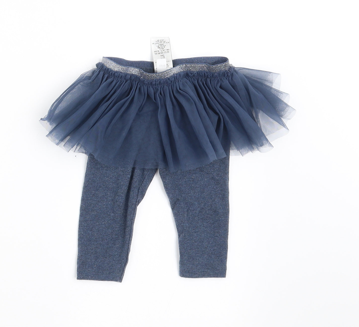 NEXT Girls Blue   Capri Leggings Size 3-6 Months  - tutu