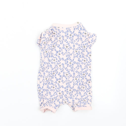 River Island Girls Pink Animal Print  Romper One-Piece Size 3-6 Months