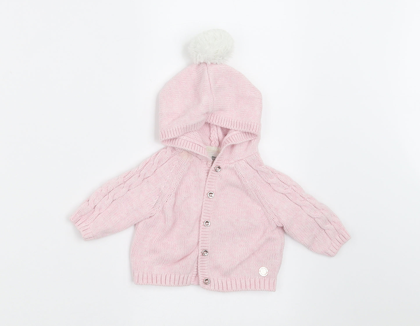 River Island Girls Orange   Cardigan Jumper Size 0-3 Months