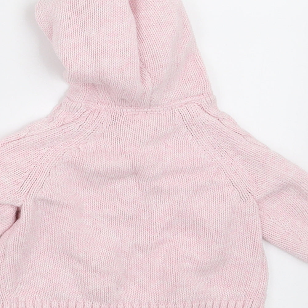River Island Girls Orange   Cardigan Jumper Size 0-3 Months