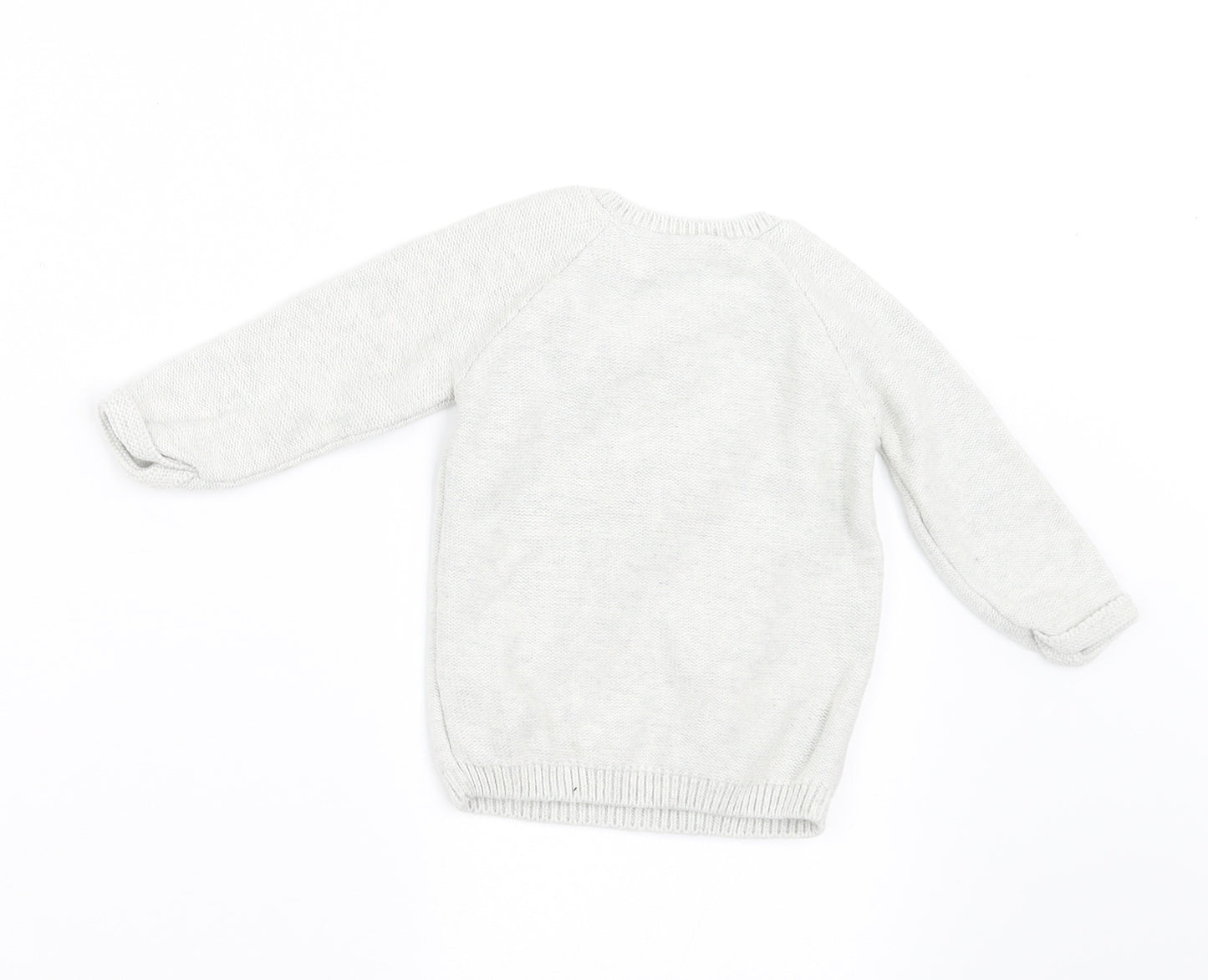 George Boys Grey   Pullover Jumper Size 3-6 Months  - Giraffe