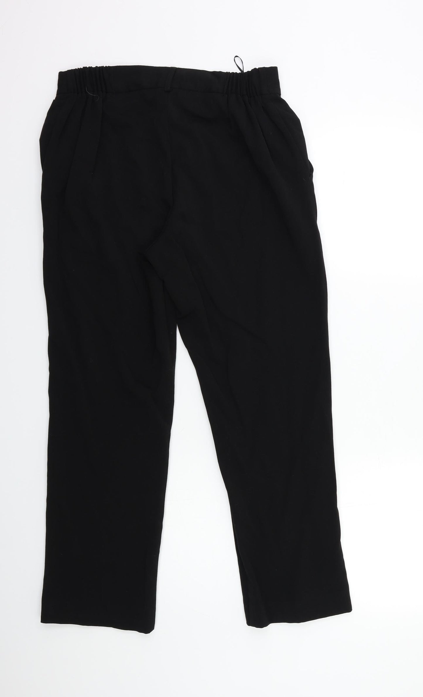 ANNA ROSE Womens Black   Trousers  Size 12 L25 in