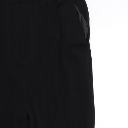 ANNA ROSE Womens Black   Trousers  Size 12 L25 in