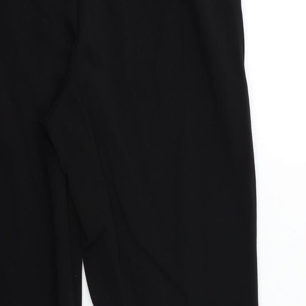 ANNA ROSE Womens Black   Trousers  Size 12 L25 in