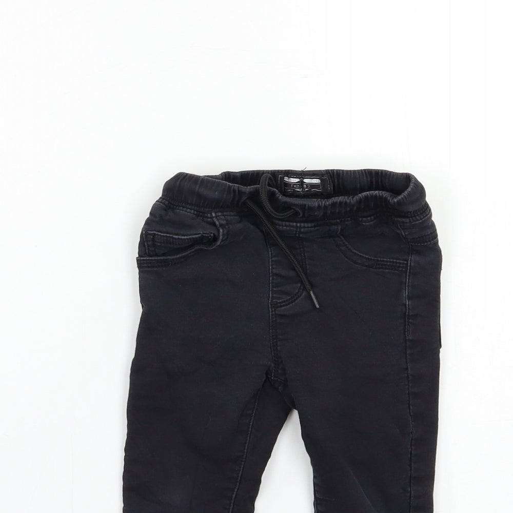 NEXT Baby Black  Denim Jogger Jeans Size 18-24 Months