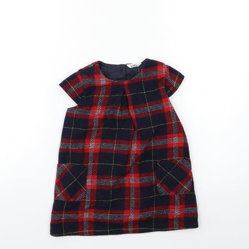 M&Co Baby Blue Check  A-Line  Size 18 Months