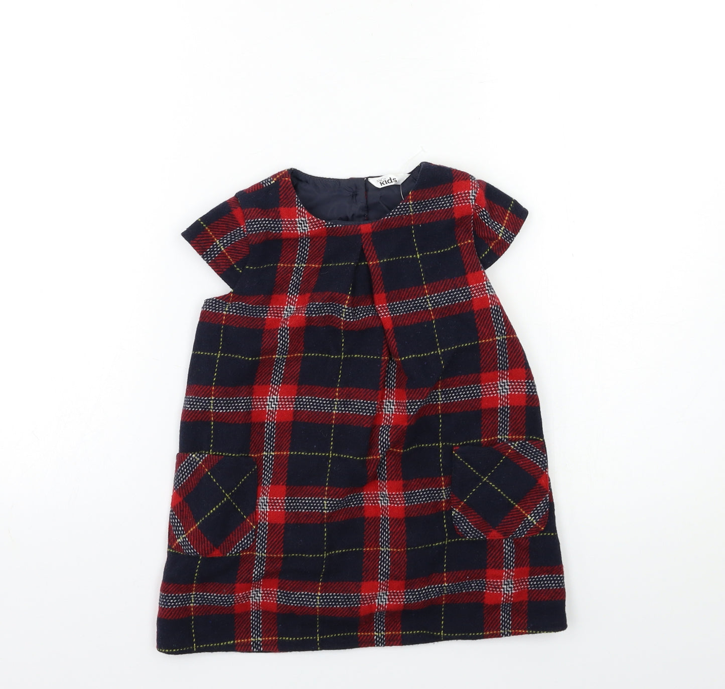 M&Co Baby Blue Check  A-Line  Size 18 Months