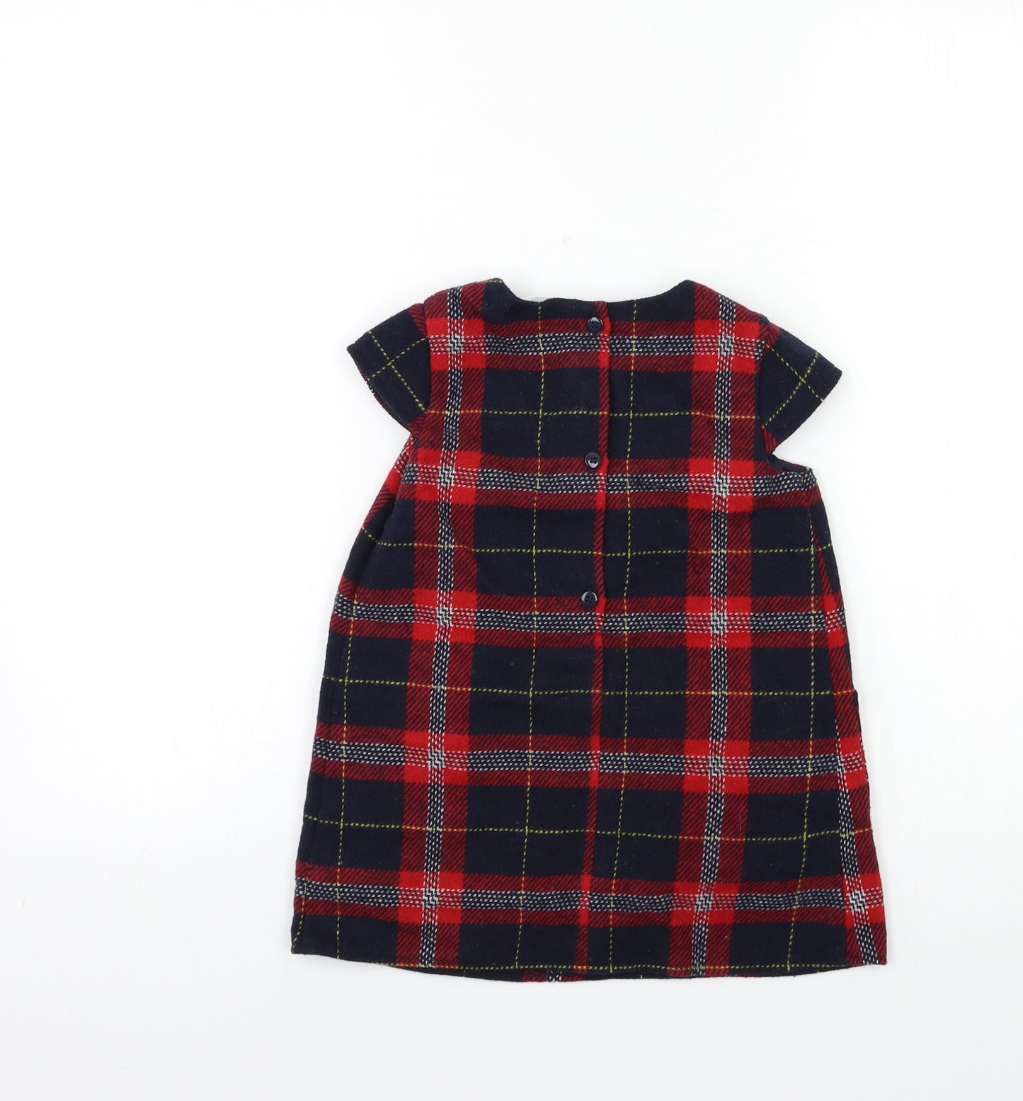 M&Co Baby Blue Check  A-Line  Size 18 Months