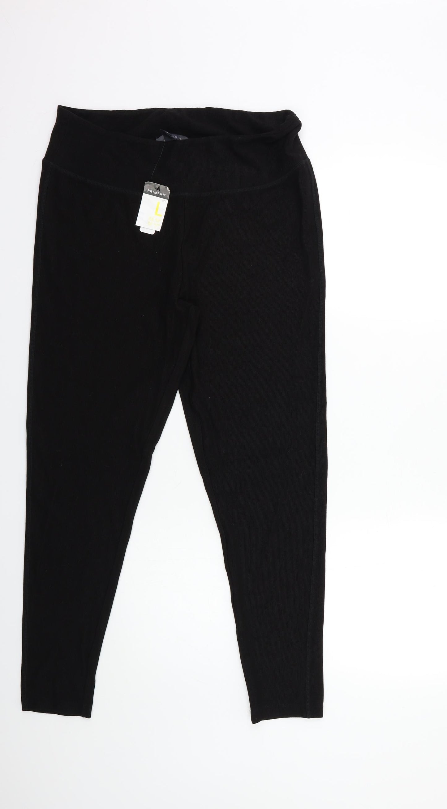 Primark Womens Black   Pedal Pusher Leggings Size L L27 in