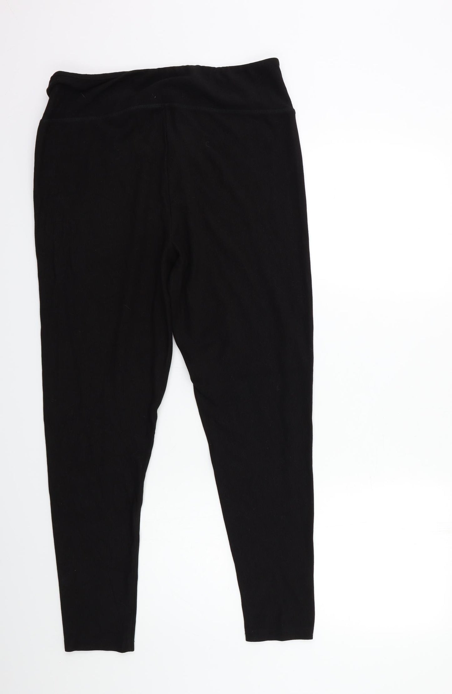 Primark Womens Black   Pedal Pusher Leggings Size L L27 in