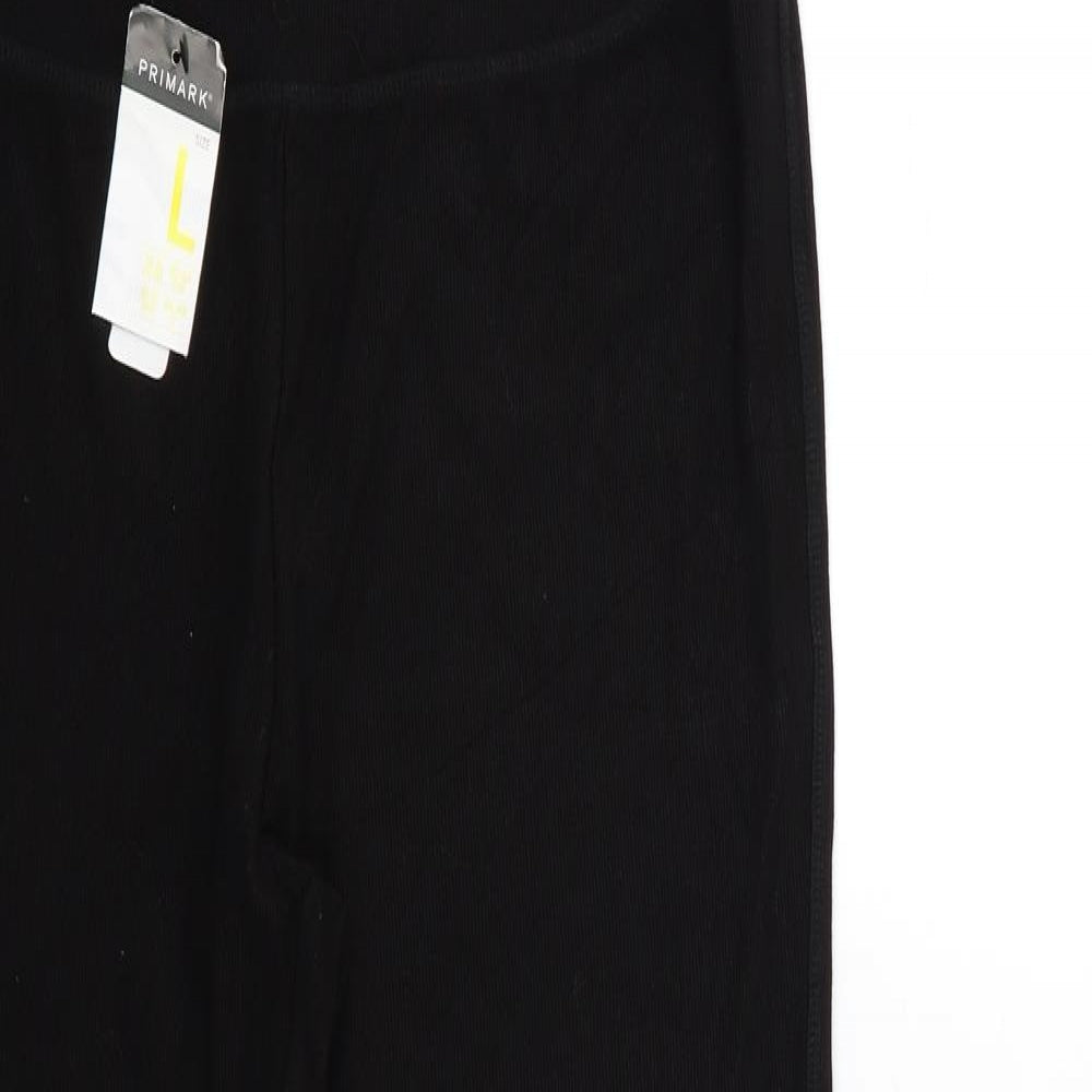 Primark Womens Black   Pedal Pusher Leggings Size L L27 in