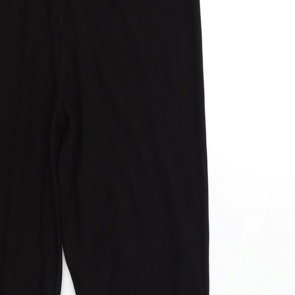 Primark Womens Black   Pedal Pusher Leggings Size L L27 in