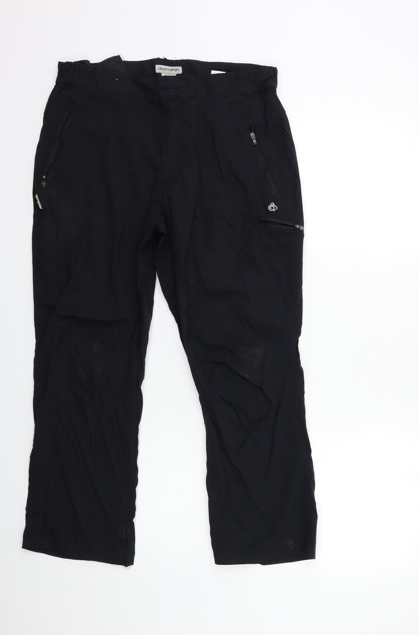 Craghoppers Mens Black   Cargo Trousers Size 34 in L25 in