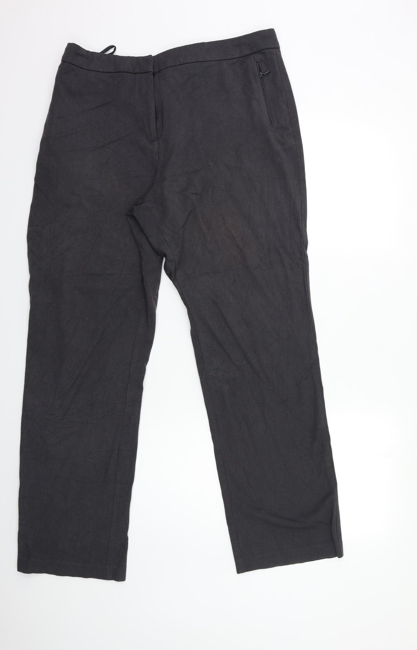 Marks and Spencer Womens Grey   Trousers  Size 18 L30 in