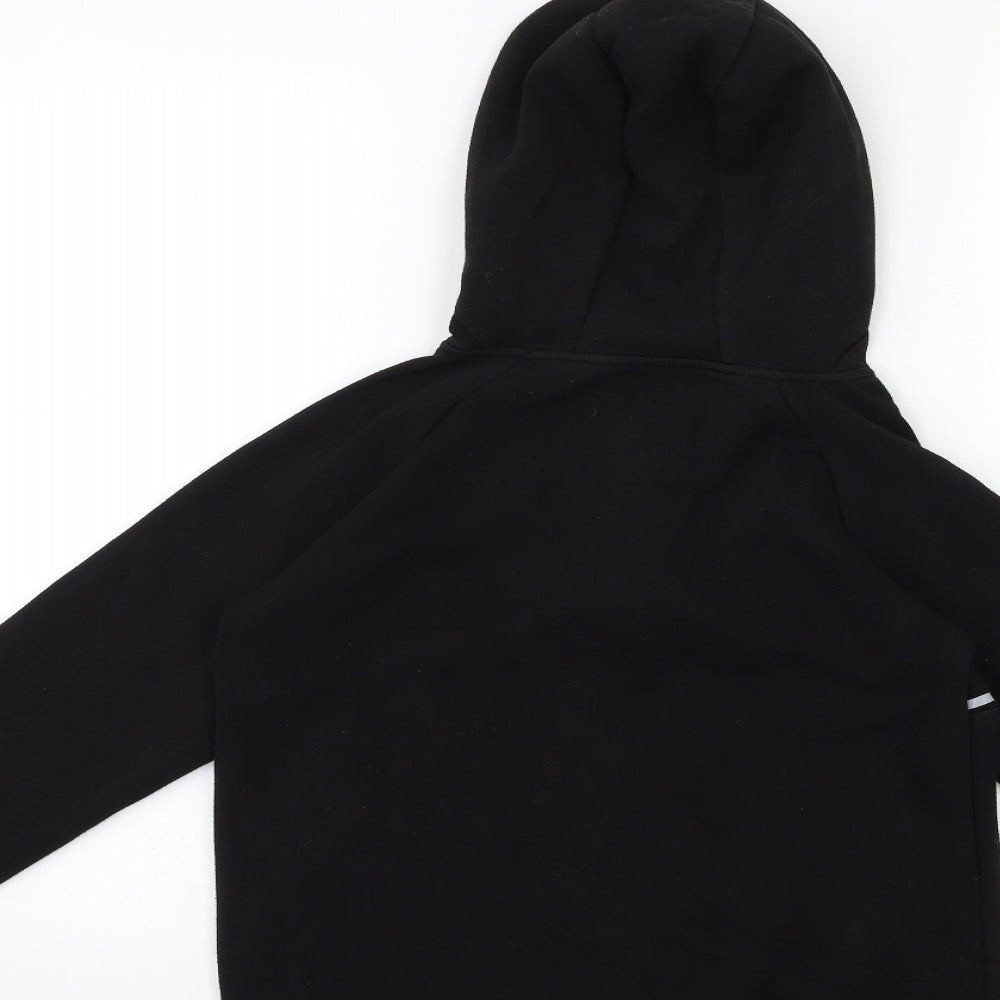 Primark Boys Black   Full Zip Hoodie Size 10 Years