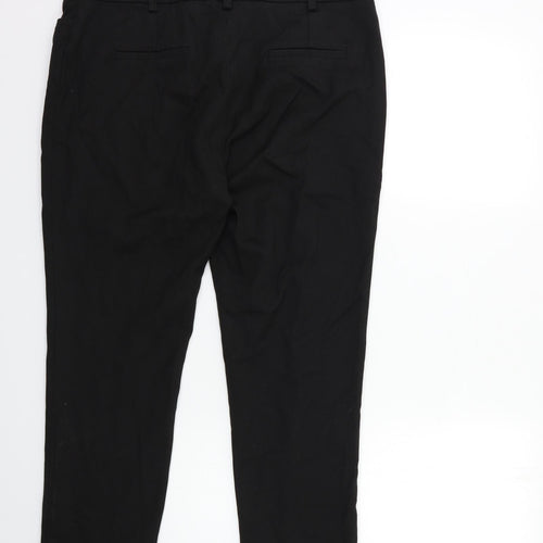 NEXT Womens Black   Trousers  Size 14 L29 in