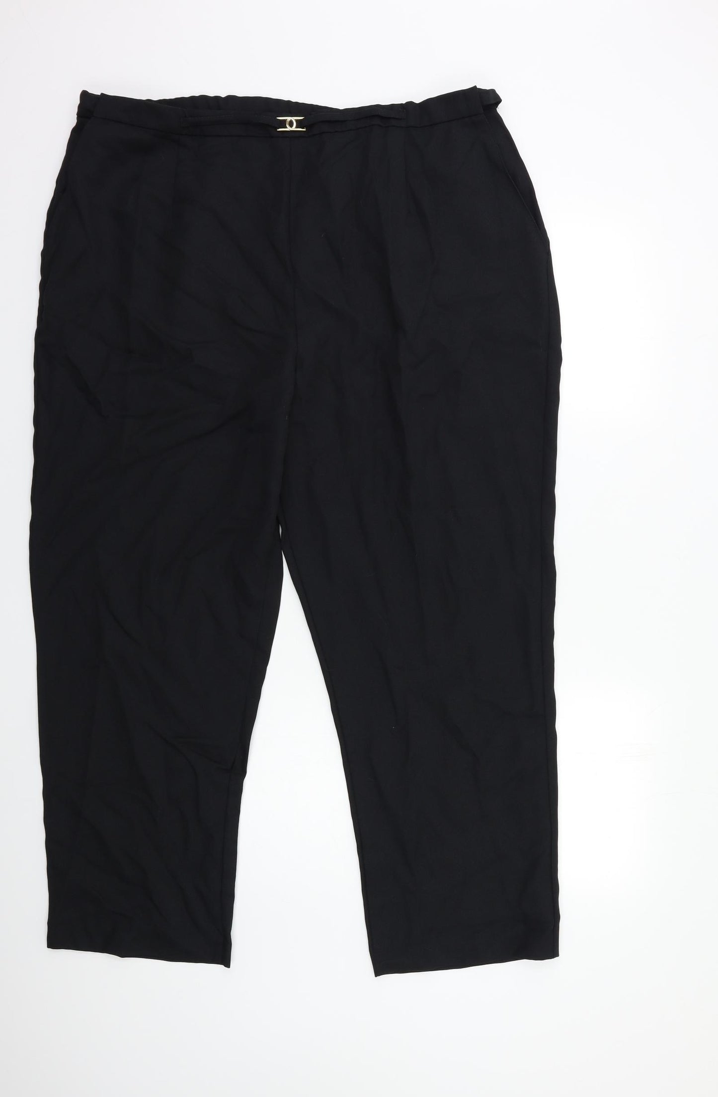 slimma Womens Black   Trousers  Size 40 in L29 in