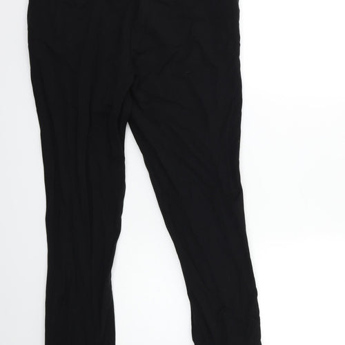 Papaya Womens Black   Trousers  Size 12 L30 in