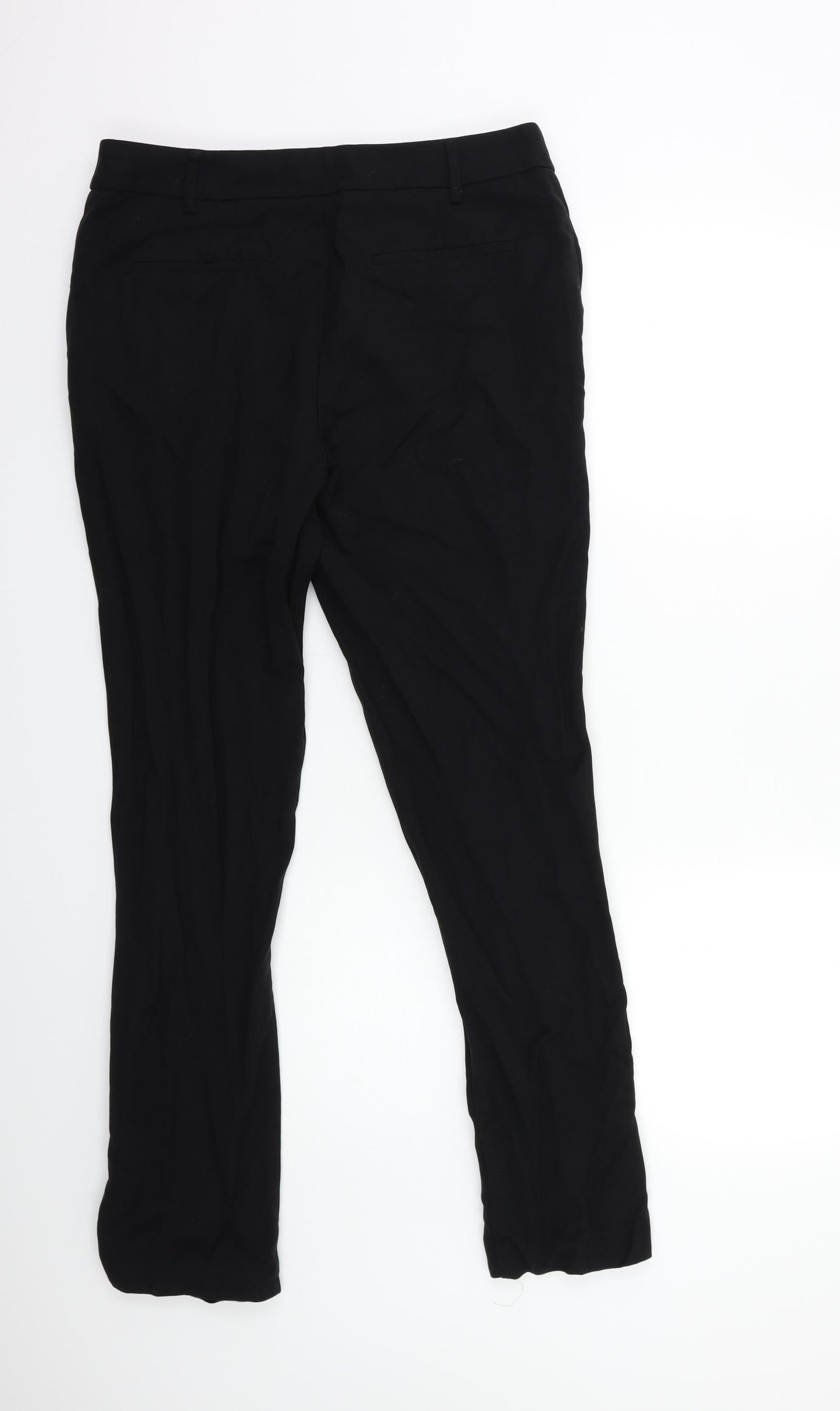 Papaya Womens Black   Trousers  Size 12 L30 in