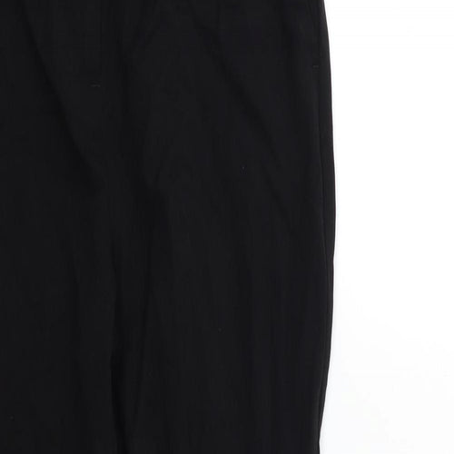 Papaya Womens Black   Trousers  Size 12 L30 in