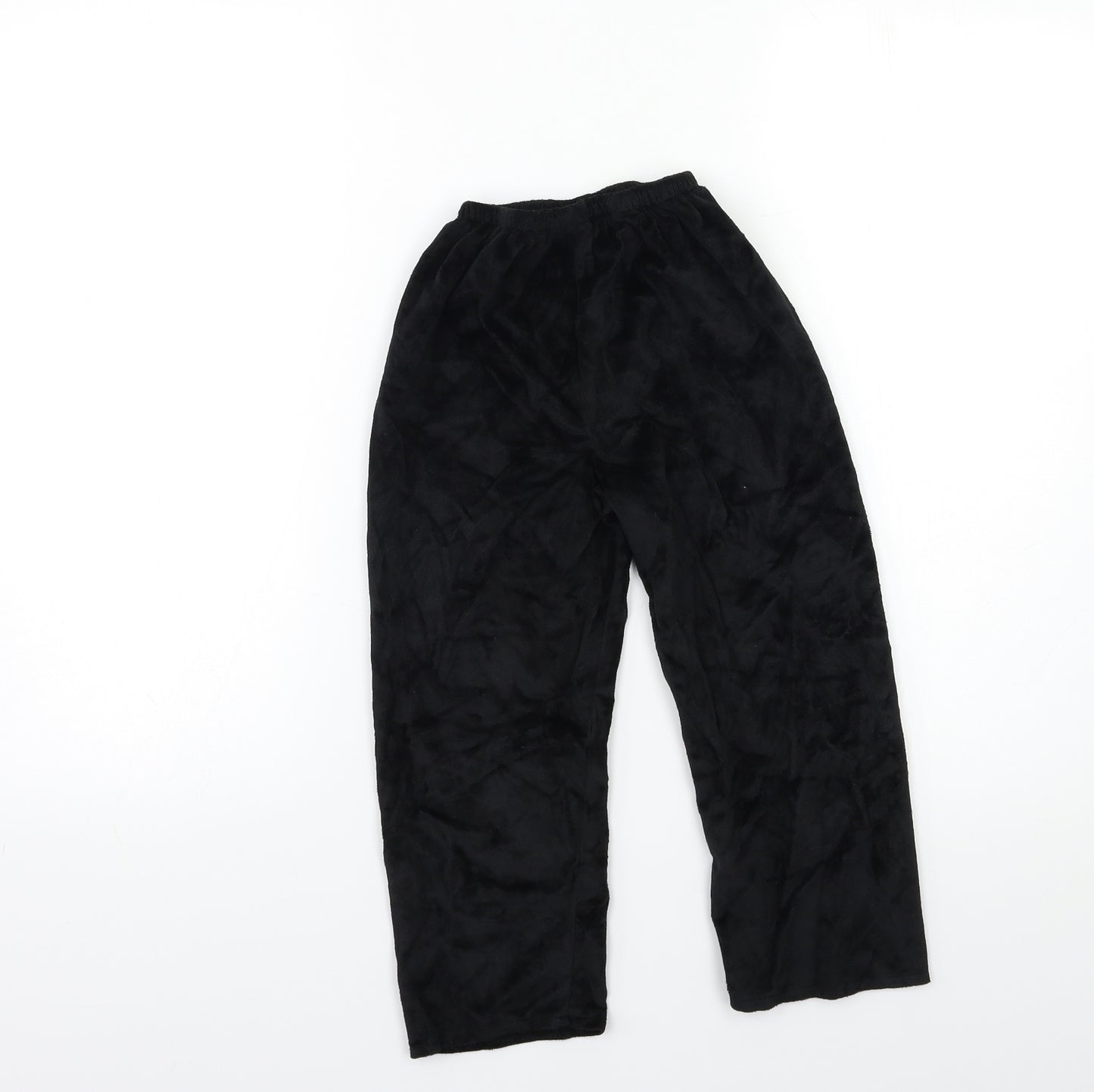Halloween Boys Black  Velour  Pyjama Pants Size 3-4 Years