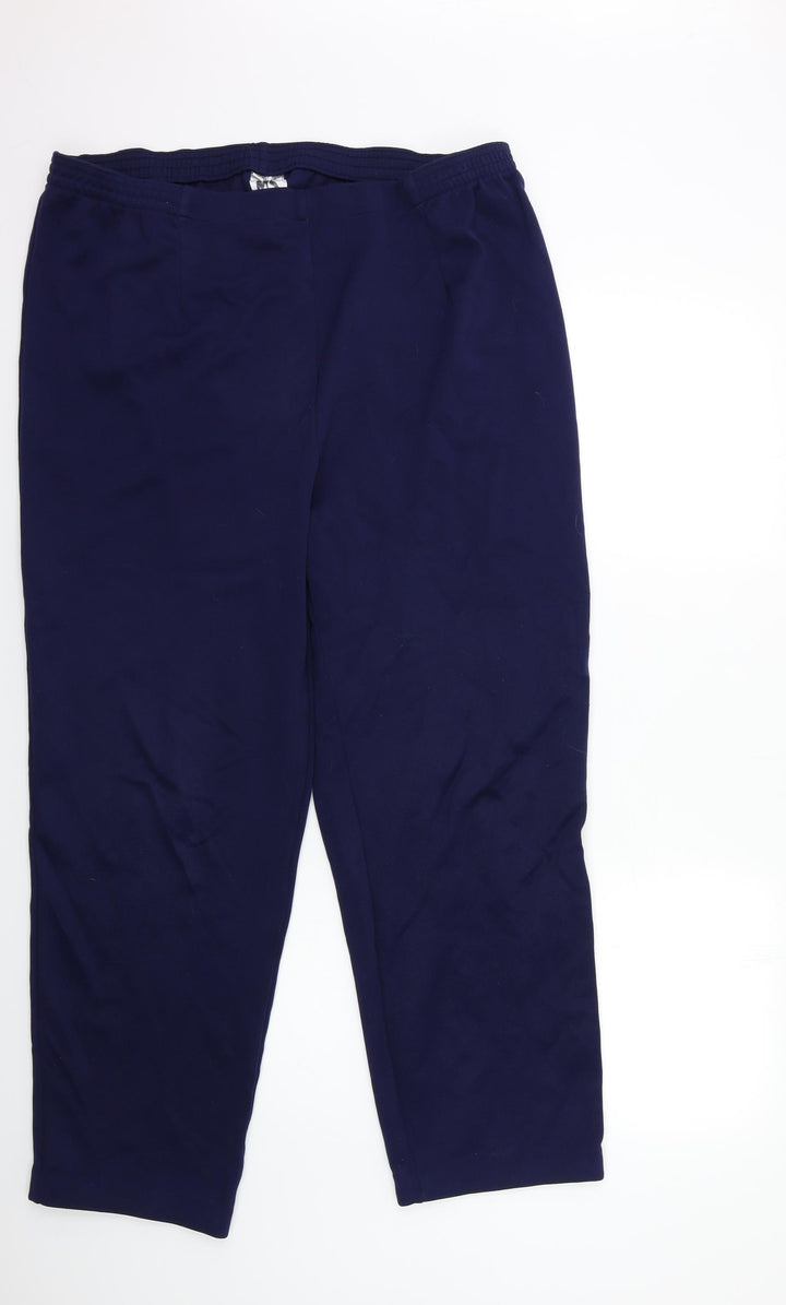 Damart Womens Blue Trousers Size 40 in L29 in