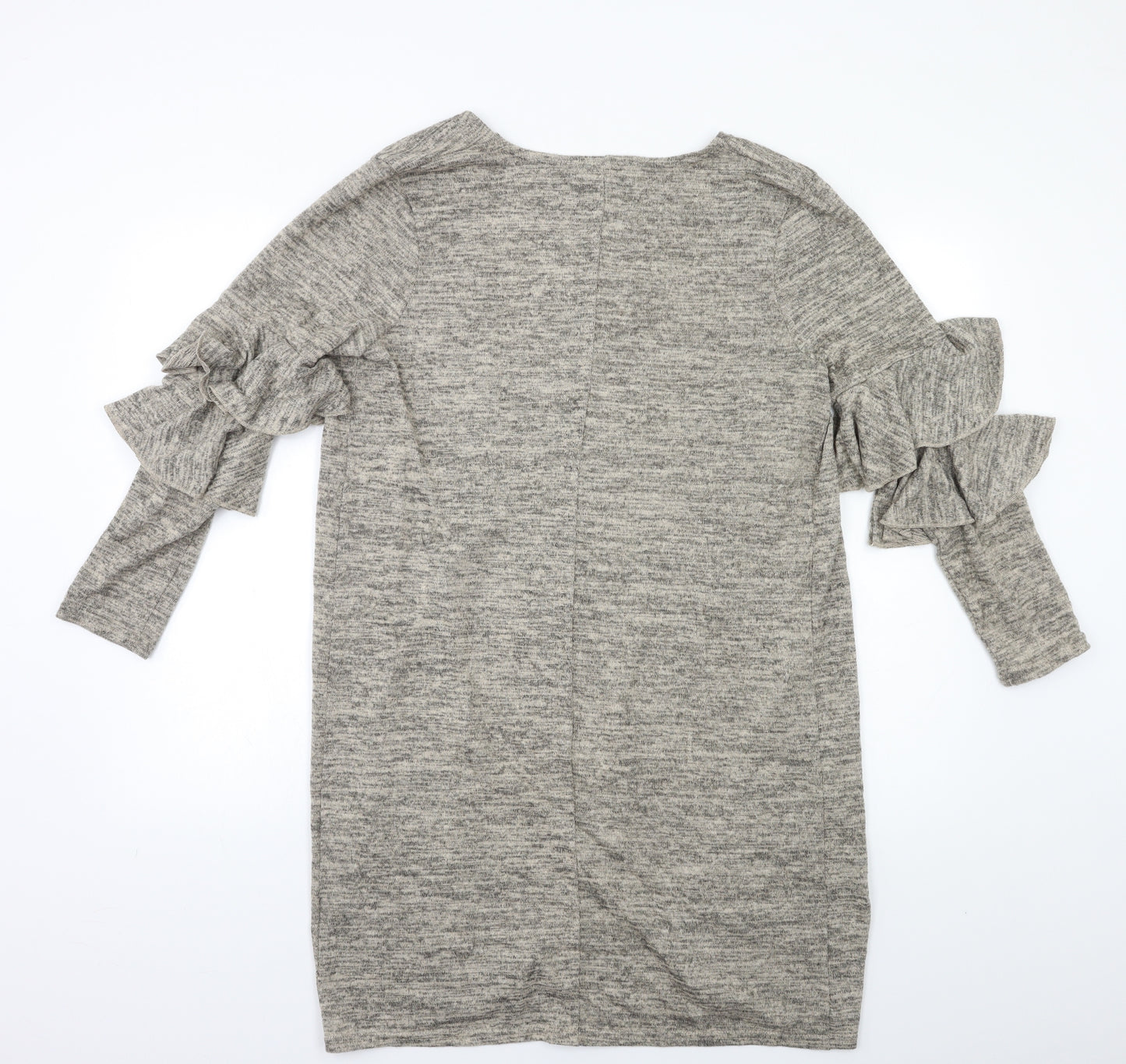 innocence Womens Beige   Cardigan Jumper Size 12  - frill